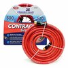 Plumb Tech 5/8 x 100' Premium Red Nitrile Rubber Multi-Purpose Hot/Cold Water Hose, Contractor, 500 PSI HWE16100